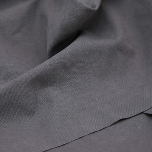 Canvas Stoff Heavy Washed Pewter grau - Produktbild 1