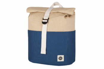 Rucksack Roll-Top 3-7 Jahre in den Farben beige/navy von Blafre