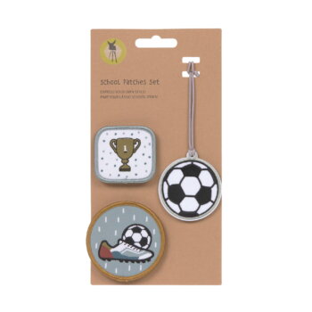 Anhänger & Patches - Schul Set Unique, Football von Lässig