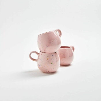 Party Medium Ball Tasse Rosa 250ml von Egg Back Home