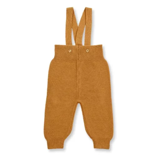 Baby-Latzhose in Camel, Modell FLORIN von Sense Organics