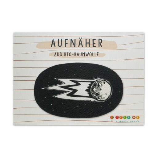 Aufnäher Komet von TELL ME - ORGANIC GOODS