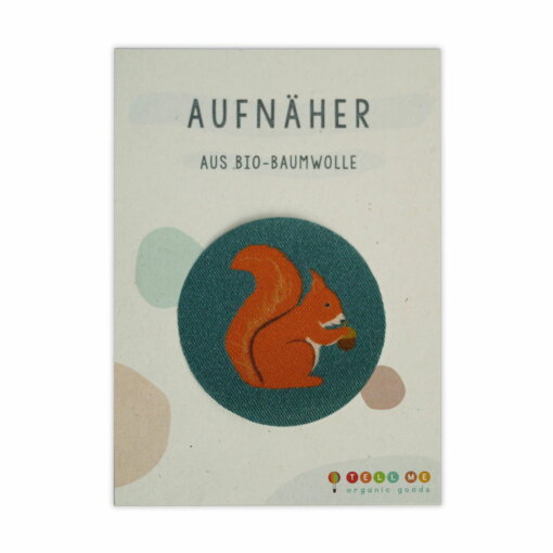 Aufnäher Eichhörnchen von TELL ME - ORGANIC GOODS