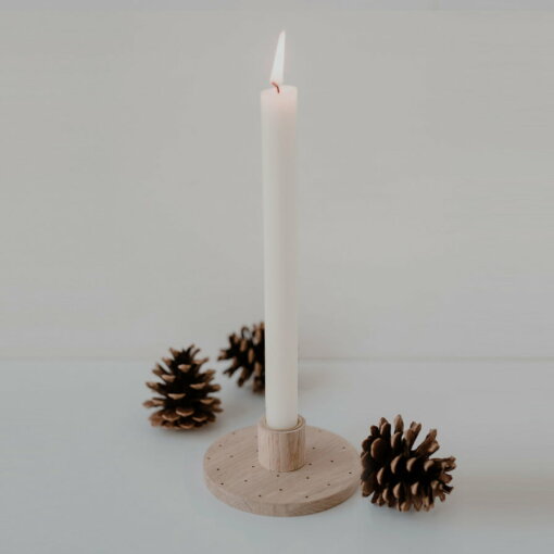 Kerzenständer 11 cm Punkte von Eulenschnitt