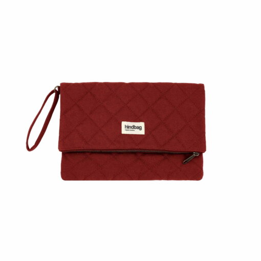 Gesteppter Beutel Isha Terrakotta Rot von Hindbag