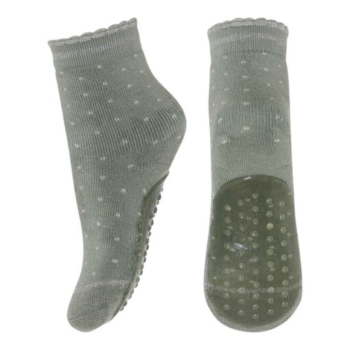 Esme Socken - Anti-Rutsch grün von mp Denmark