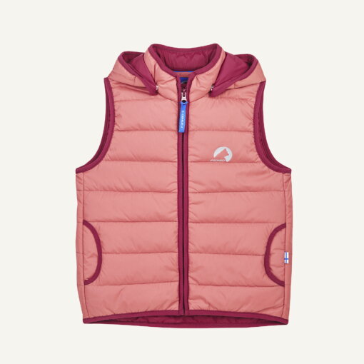 VANULI Leichte Steppweste - Zip in rose/beet Innenjacke von Finkid
