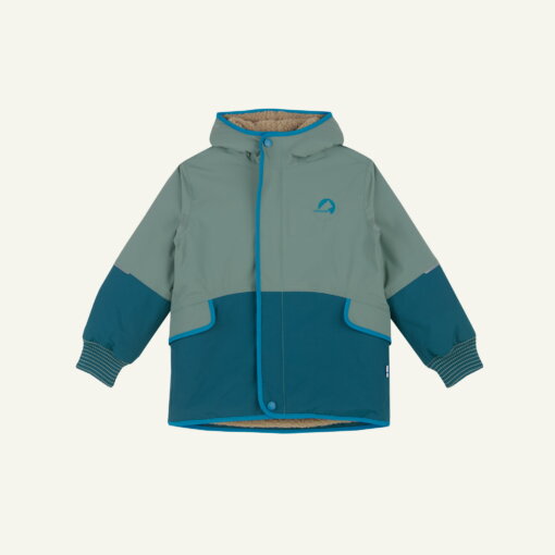 MOSKA MUKKA Winterjacke mit Teddyfutter green bay/mosaic  von Finkid