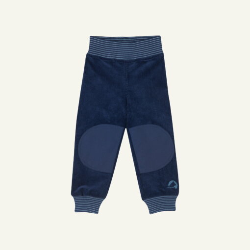 PIKKU KISULI Kordhose mit Po- und Knieverstärkung und elastischen Bündchen für Kleinkinder navy von Finkid