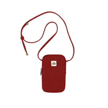 Brieftasche für Handy Terrakotta rot von Hindbag