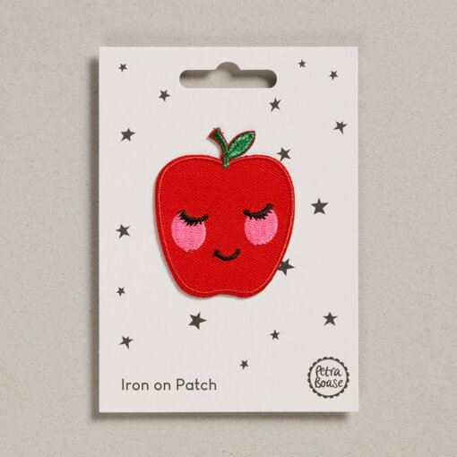 Aufnäher zum Aufbügeln - Apfel von Petra Boase