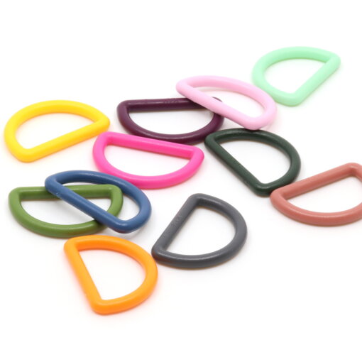 Kunststoff D-Ring 25mm Jeansblau von Snaply – Bild 2