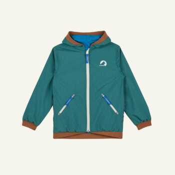 Wendbare Regenjacke MUUTUVA deep jungle/almond von Finkid