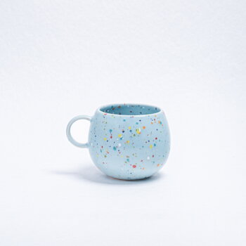 Tasse New Party Ball, blau, 500 ml von egg back home