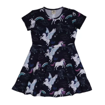 Bio Skater Kleid Einhorn & Pegasus - von Walkiddy
