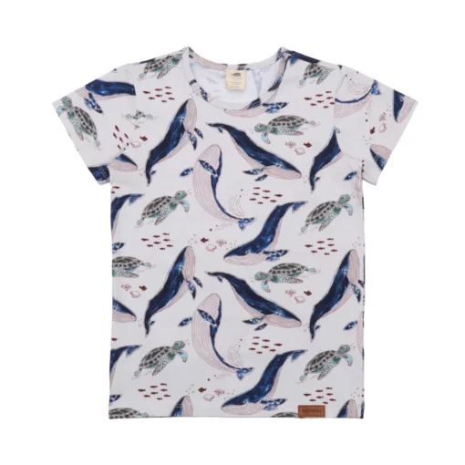 Bio T-Shirt Wale & Seeschildkröten - von Walkiddy