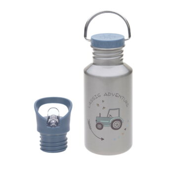 Kinder Trinkflasche Edelstahl - Bottle, Adventure Traktor von Lässig
