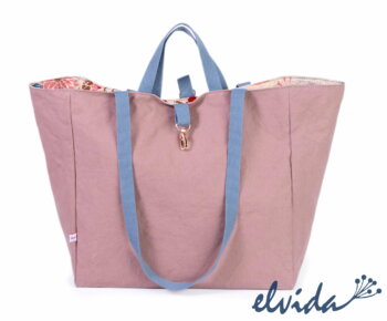 Individuelle einzigartige Wendetasche Blümchen, Yogatasche, Tragetasche, Mumbag, Umhängetasche, Shopper - Produktbild 1
