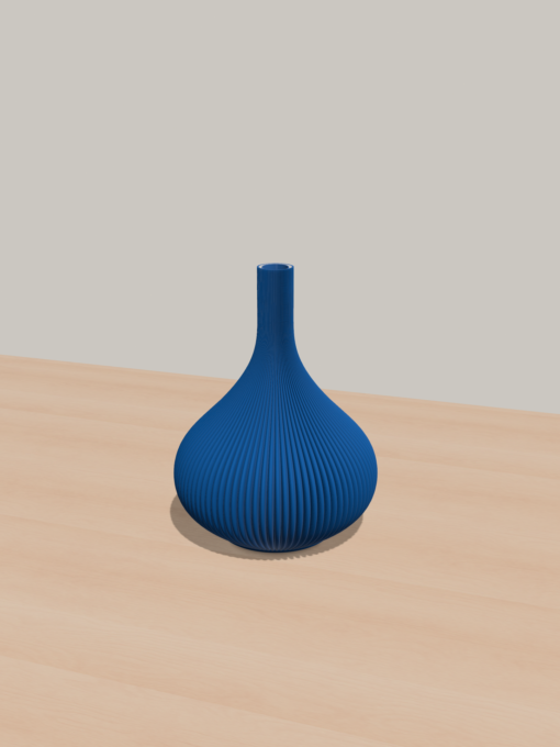 Moa Vase No.1 | Blau von Blomskol