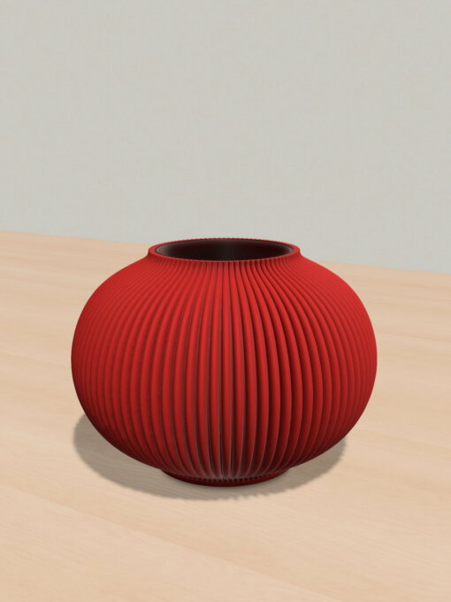 Dagna Vase - Scandi Design | Rot von Blomskol