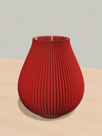 Riina Vase No.1 | Rot von Blomskol