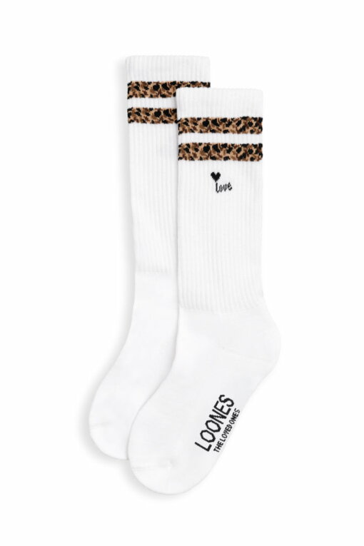 LEO LOVE Kids Socken | white von Loones