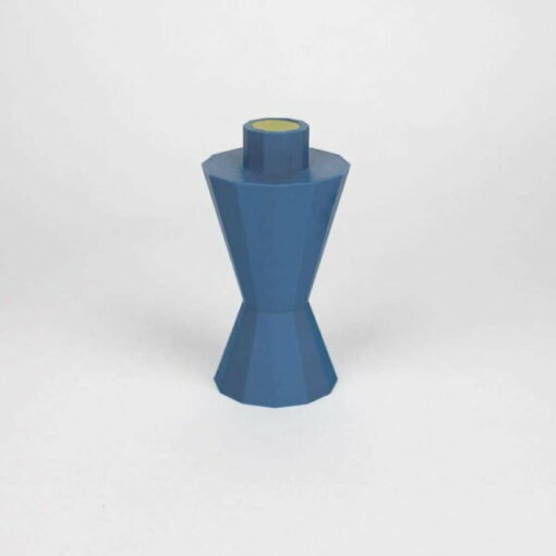 Spine - ANIS Kerzenhalter - 3D printed | Jeans Blue von Roki Design