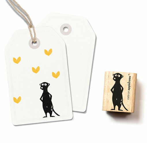 Stempel Erdmännchen Pepe von Catsonappletrees