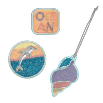 Anhänger & Patches - Schul Set Unique, Dolphin (Ocean Edition) von Lässig