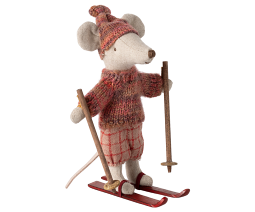 Wintermaus mit Skiset, Große Schwester - Rose von Maileg
