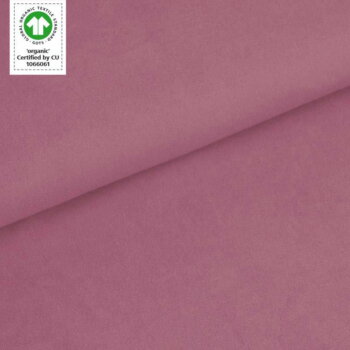 Bio-Baumwollfleece woodrose (GOTS) - Produktbild 1