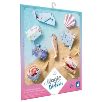 Bastelset Magic Ocean Origami – 2 Boxen und 18 Origamis von Janod