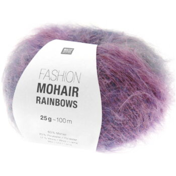 Wolle Fashion Mohair Rainbows Flowers 25g 100m von Rico Design