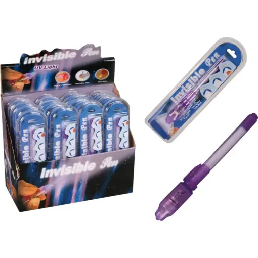 Geheimstift mit unsichtbare Tinte + UV-Licht von Vedes