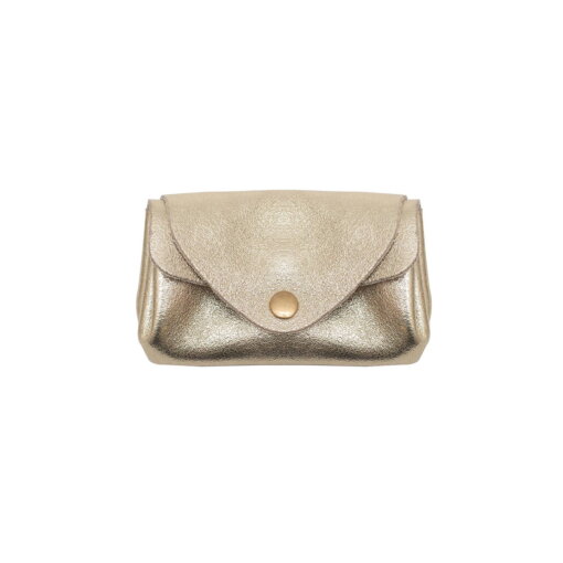 Kleine Lederwaren SUZIE METAL gold von Cherry Paris