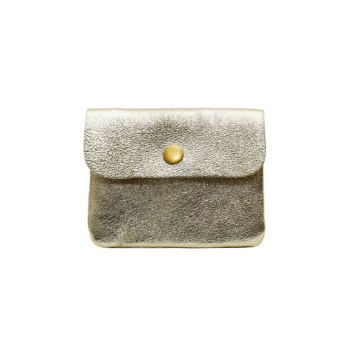 Kleine Lederwaren LUCE METAL gold von Cherry Paris