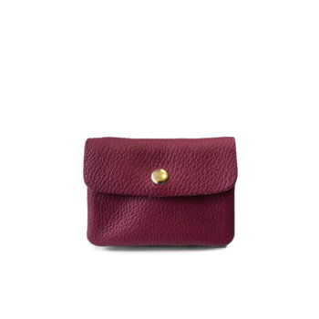 Kleine Lederwaren LUCE GRAINE bordeaux von Cherry Paris
