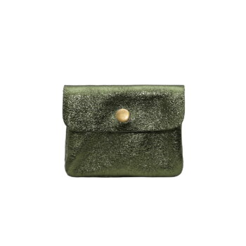 Kleine Lederwaren LUCE METAL  khaki von Cherry Paris