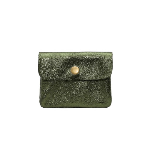 Kleine Lederwaren LUCE METAL  khaki von Cherry Paris