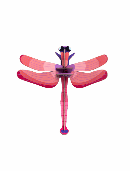 Bastelset Dekoration Ruby Libelle von Studio ROOF