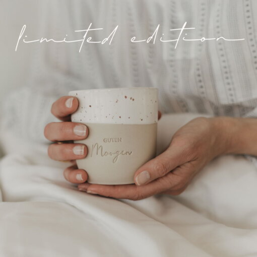 Limitierter Becher Guten Morgen von Eulenschnitt